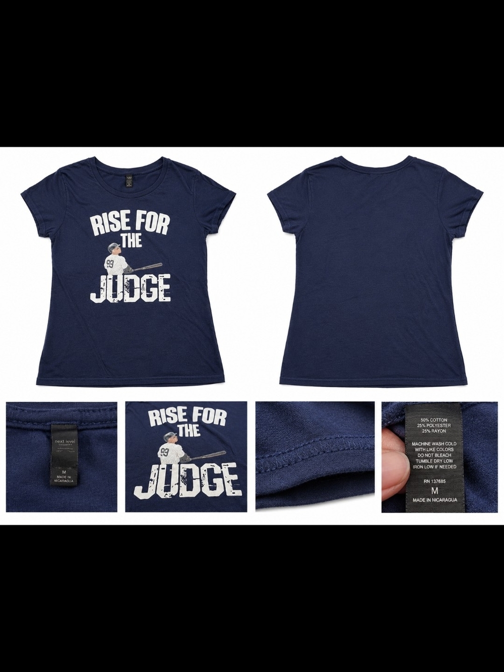 Yankee "Rise for the Judge" Graphic Short Sleeve Tee